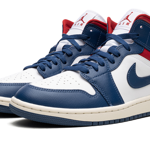 Air Jordan 1 Mid Wmns Blue Red BQ6472 146 Stadium Goods