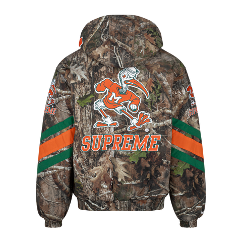 SUPREME Mitchell & Ness® NCAA Hooded Stadium Jacket 