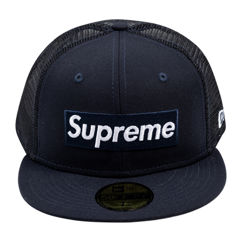 Supreme Box Logo Mesh Back New Era Black - SS22 - US