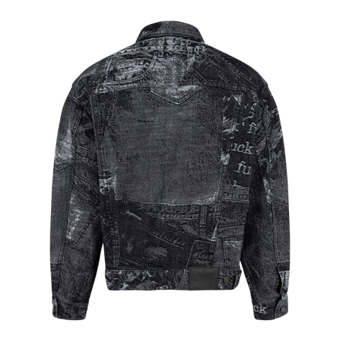 SUPREME Supreme Archive Denim Jacquard Trucker Jacket SUPREME Supreme Archive Denim Jacquard Trucker Jacket