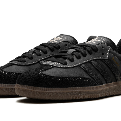 adidas Samba OG Shoes - Women's - Core Black / Crystal Sand