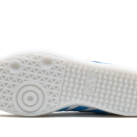 adidas Messi Samba Shoes - Unisex - Cloud White / Lucid Blue / Blue Blast - 5.5