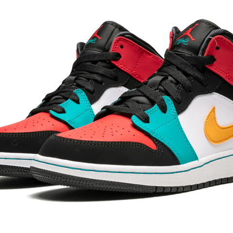 Air jordan 1 mid multicolor gs discount