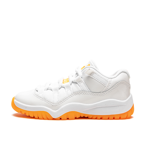 Jordan retro 11 white and orange sales