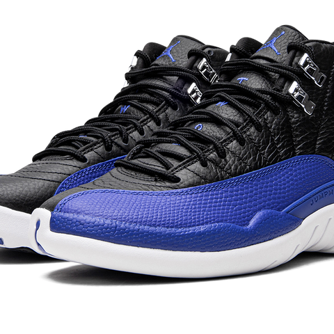 Jordan 12 black royal blue on sale