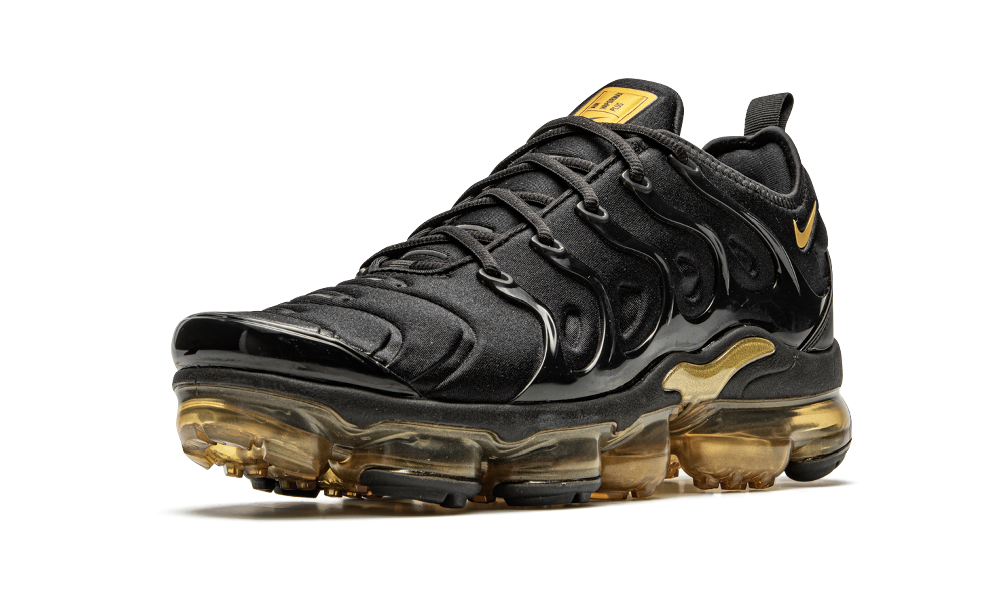black and yellow vapormax plus