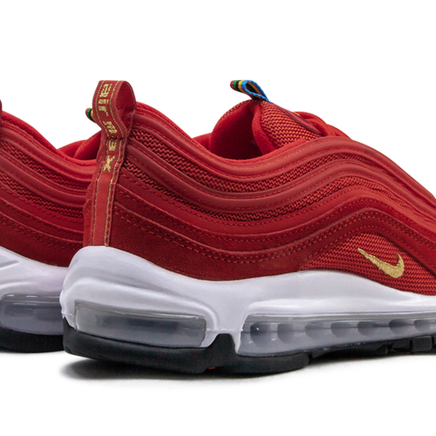 Red nike 97s sales