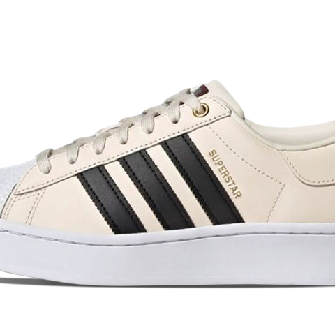 adidas Superstar Bold Shoes - Women's - Wonder White / Victory Red