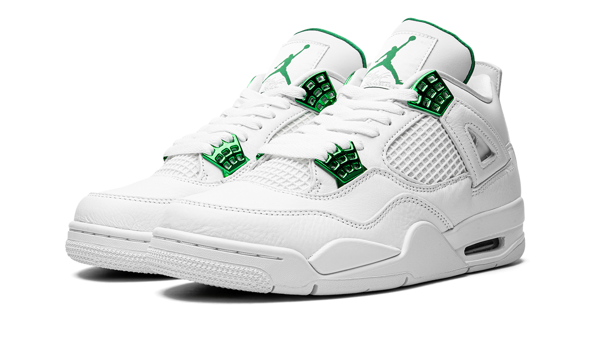 nike air jordan 4 green metallic