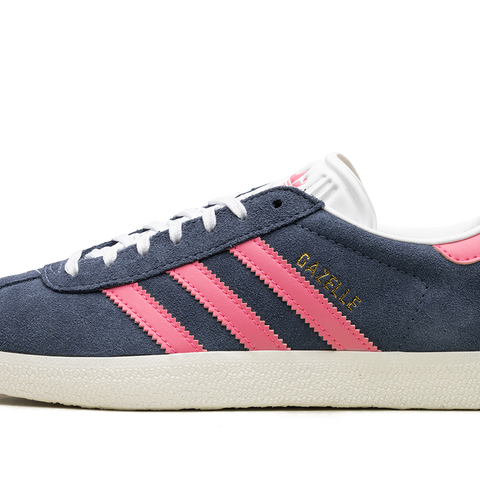adidas gazelle silver green womens adidas Gazelle Shoes - Women's - Preloved Ink / Lucid Pink / Gold