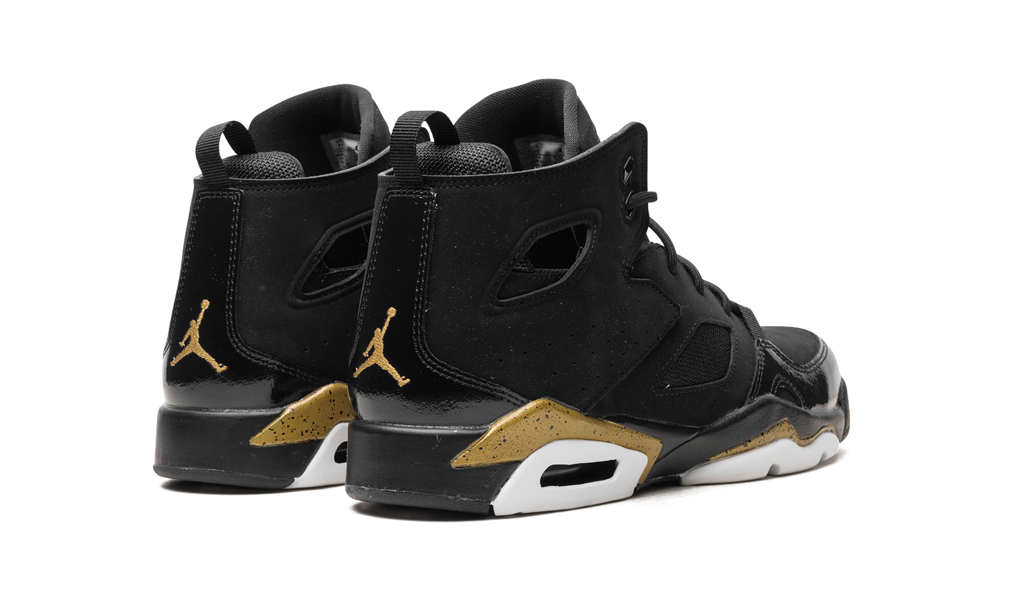 black and gold jordans flights
