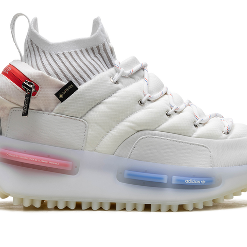 adidas Men's Nmd Runner 'Moncler Core White' Sneakers 10 adidas Men's Nmd Runner 'Moncler Core White' Sneakers 10