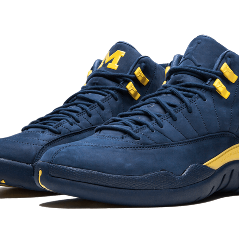 Jordan 12 michigan for sale hotsell