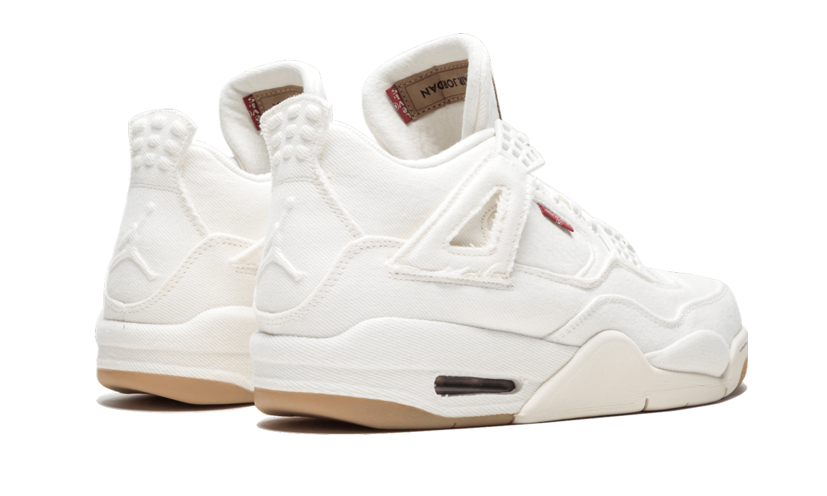 jordan 4 retro levi's white