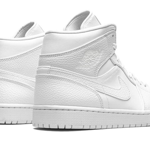 Jordan 1 triple white mid sales