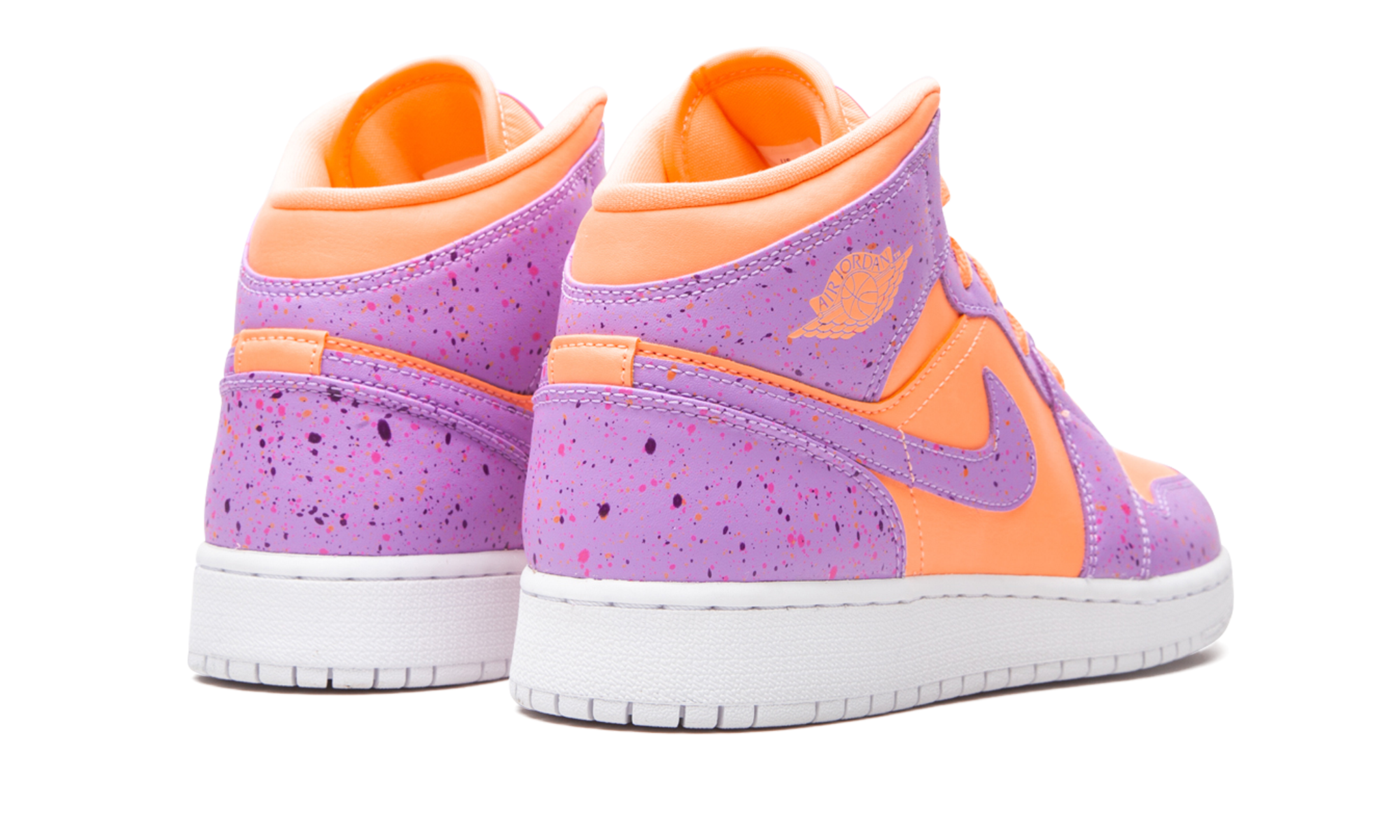 air jordan 1 orange and purple