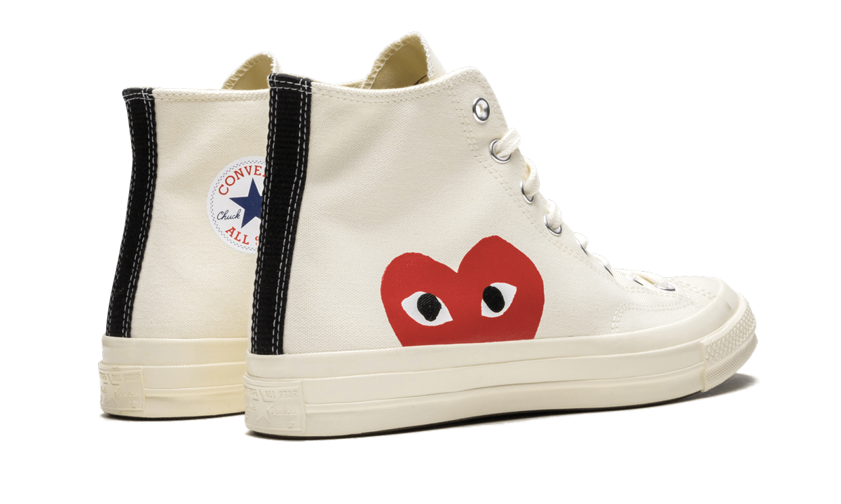 comme des garçons converse white