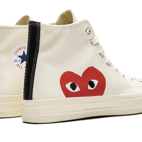 Cdg white converse on sale