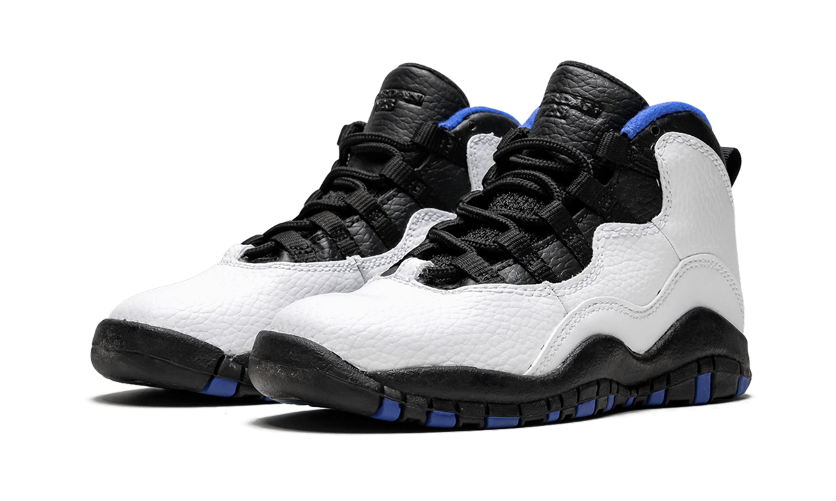 NIKE AIR JORDAN 10 RETRO “Orlando” Nike Air Jordan 10 Retro \u201cOrlando\u201d City Pack White⁄Black⁄Royal