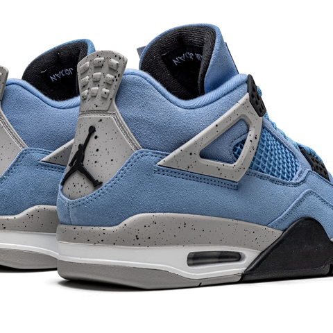 Air jordan 4 blue suede sales