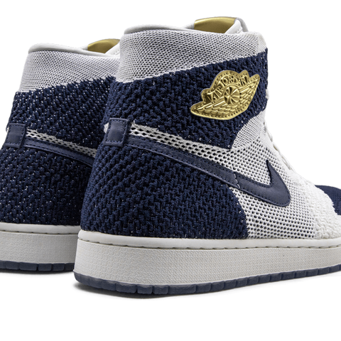 Jordan 1 retro high flyknit derek jeter re2pect on sale