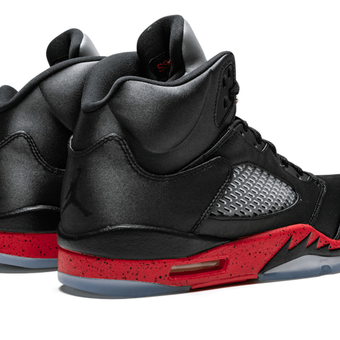 Air jordan 5 bred satin sales