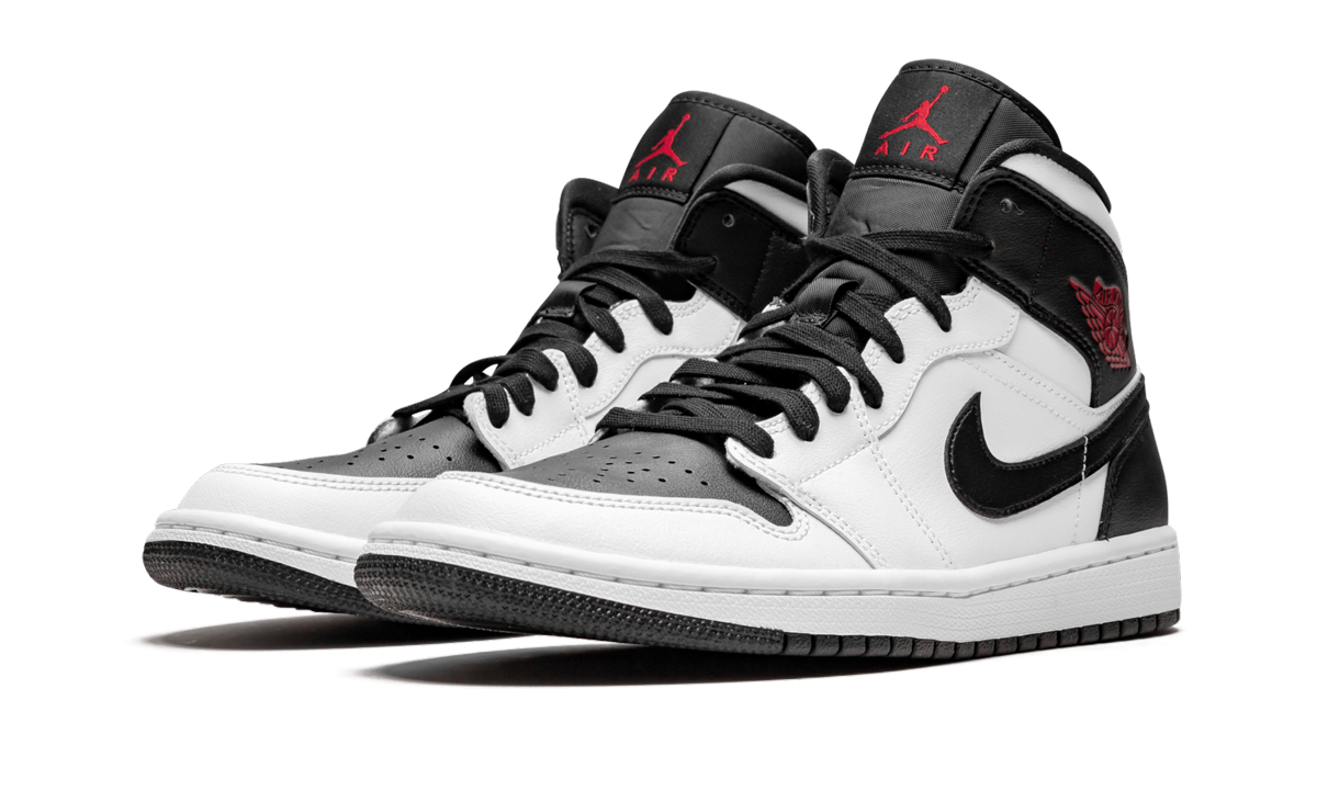 air jordan 1 mid reverse black toe