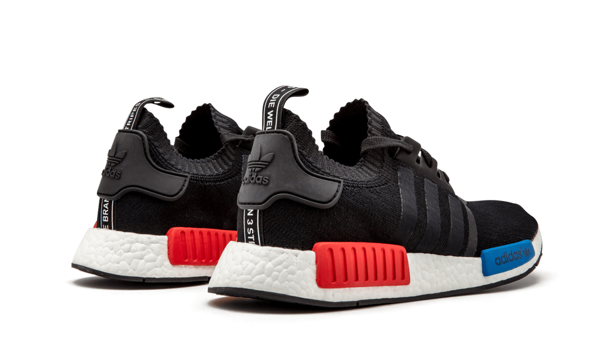adidas nmd black red and blue