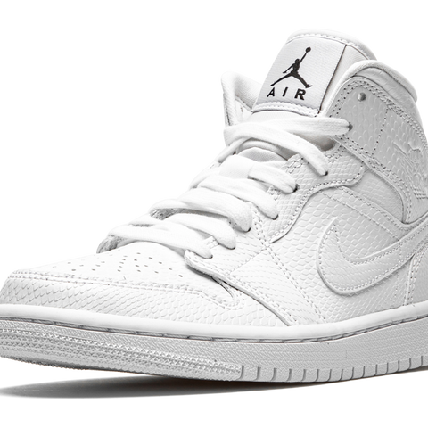 White Snakeskin High Top Snakeskin Jordans Jordan Air Jordan Mid