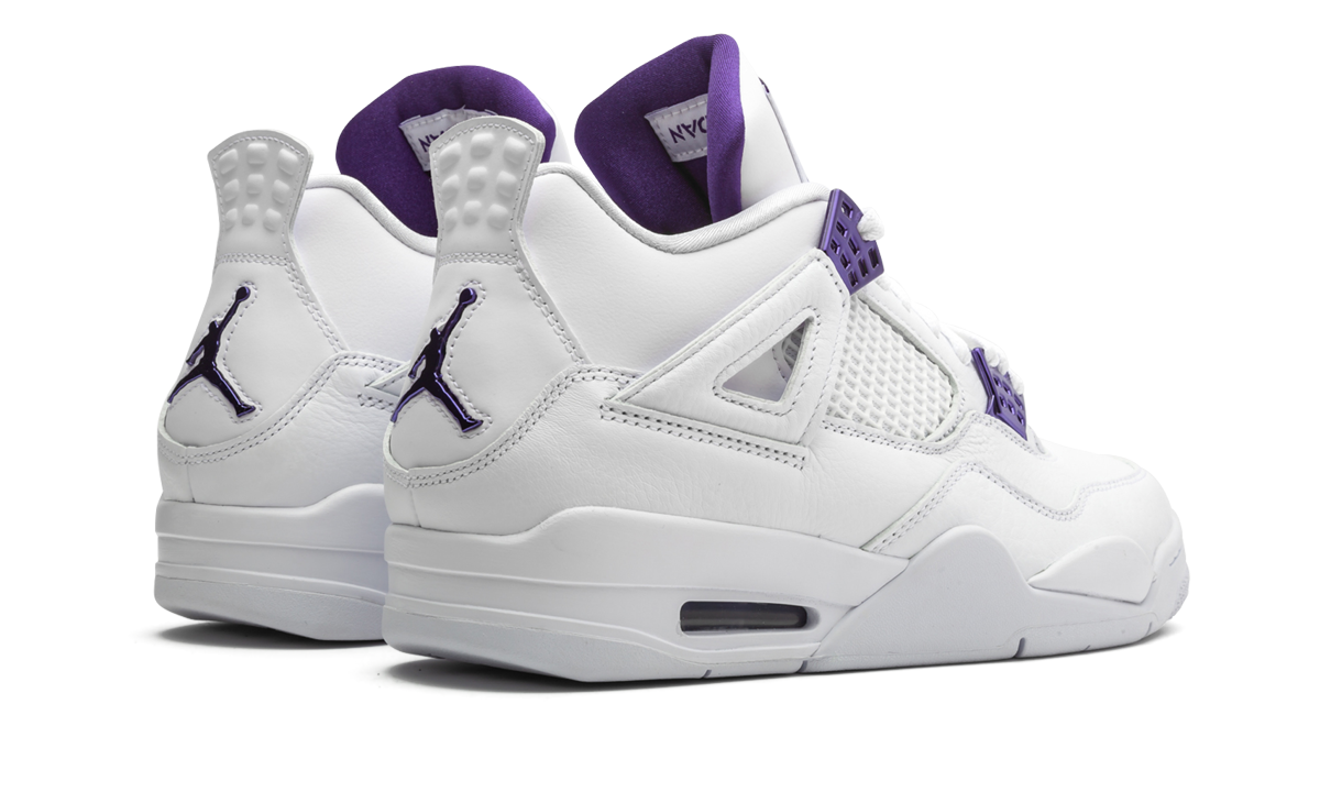 air jordan 4 purple white