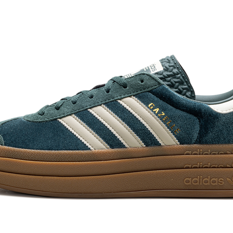 Womens adidas Originals Gazelle Bold Mineral Green/Putty Grey