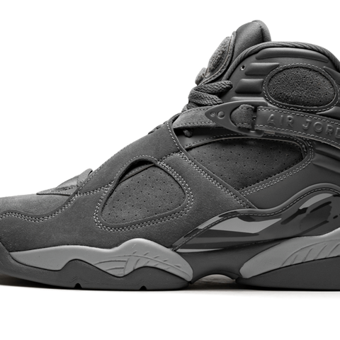 Jordan 8 grey suede sales