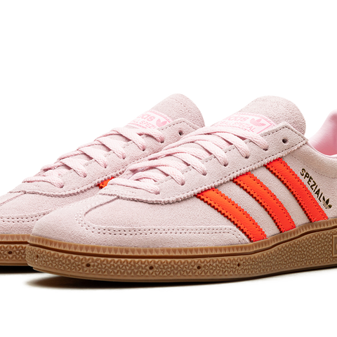 adidas Handball Spezial Shoes - Women's - Clear Pink / Solar Orange / Gum