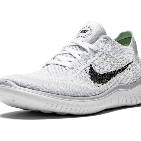 Nike free rn flyknit 2018 weiß on sale