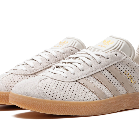 adidas Gazelle Aluminium Wonder Beige Collegiate Green