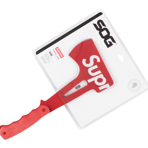 Supreme x SOG Hand Axe Red SS18 (SS18A59) - Brand New | eBay