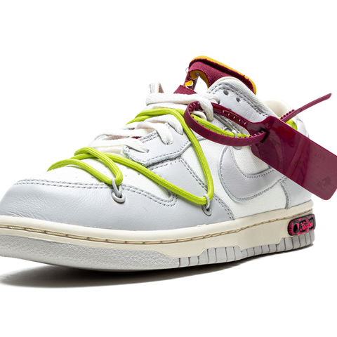 Nike Dunk Low Off White Lot 8 Off-White Dunk Low Lot 8, really like the leather and canvas  main image 4