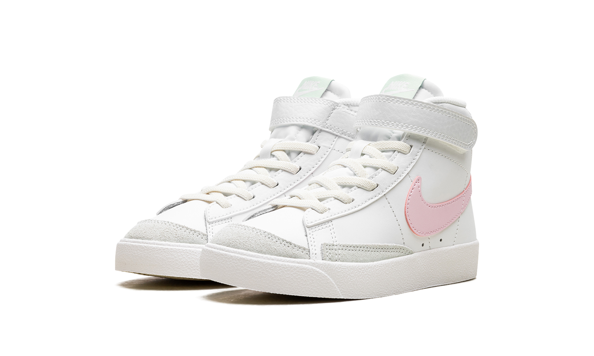 nike blazers mid 77 pink swoosh