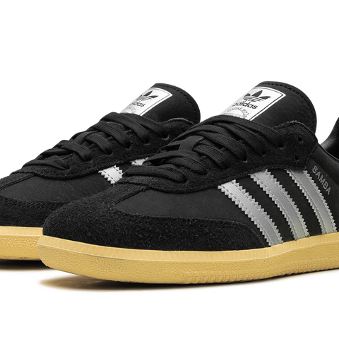 adidas gazelle silver green womens adidas Samba Long Tongue Shoes - Women's - Silver / Preloved Ruby / Gum