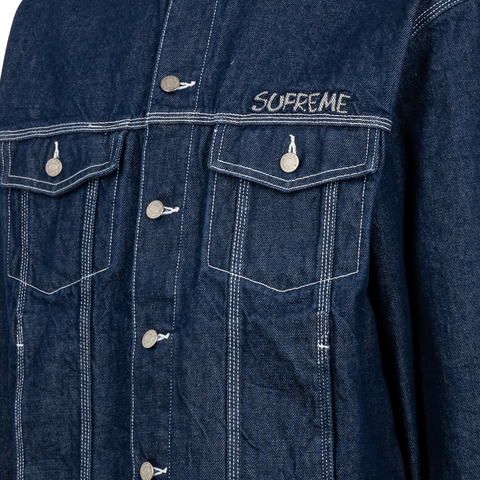 SUPREME Smurfs Denim Trucker Jacket 