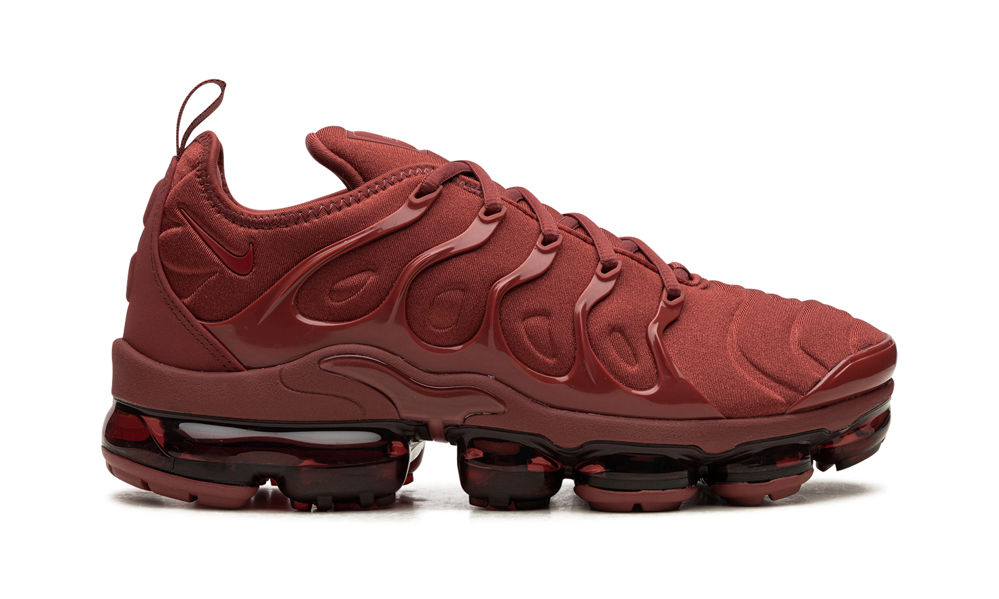 burgundy vapormax plus women's