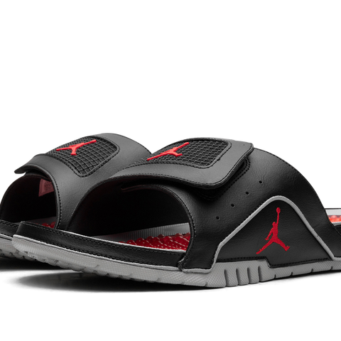 Jordan hydro 4 slides black sales