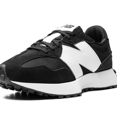New Balance ☆ MS327NI Black×White New Balance Lifestyle 327 Black, White & Mineral Red Shoes