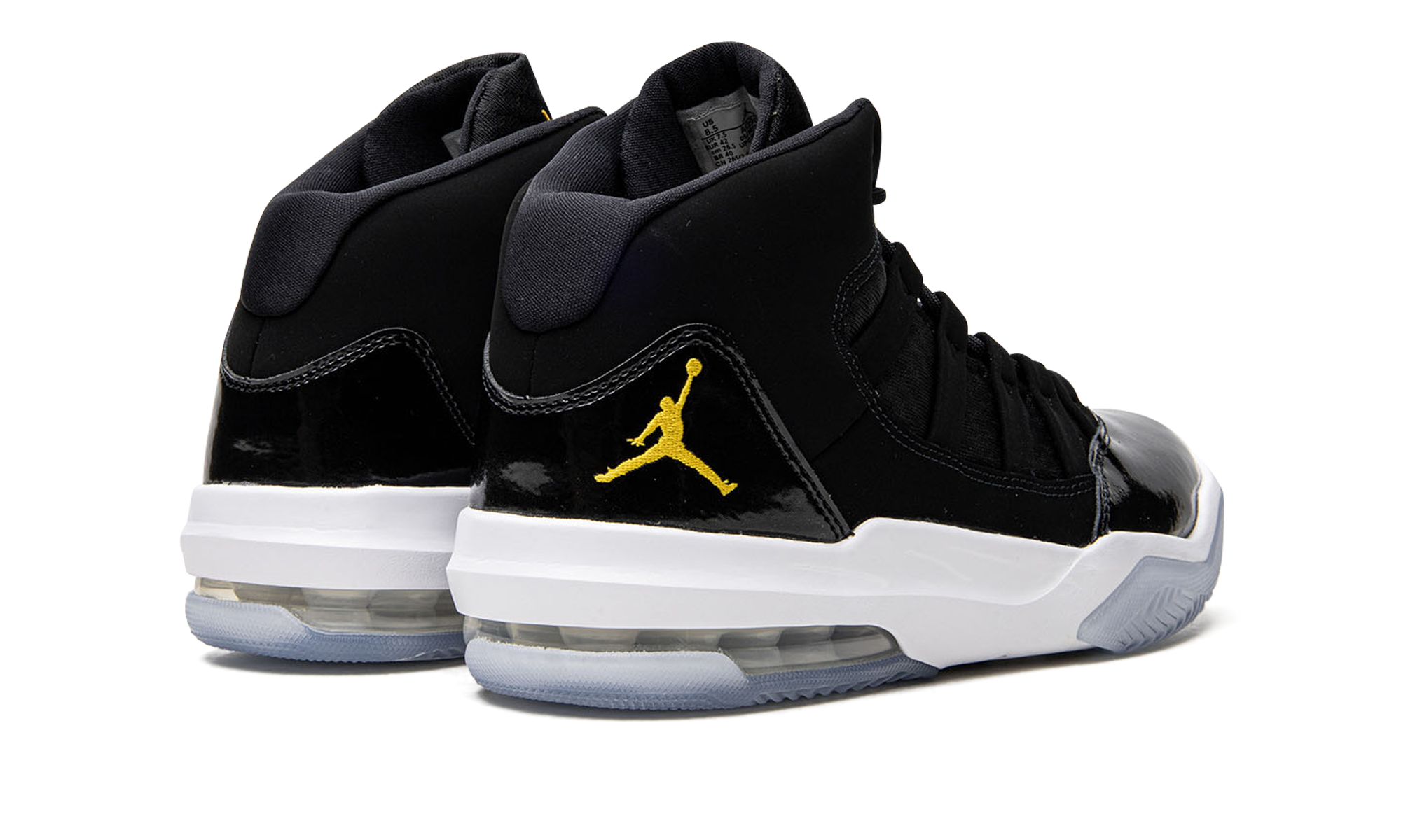 jordan max aura black gold