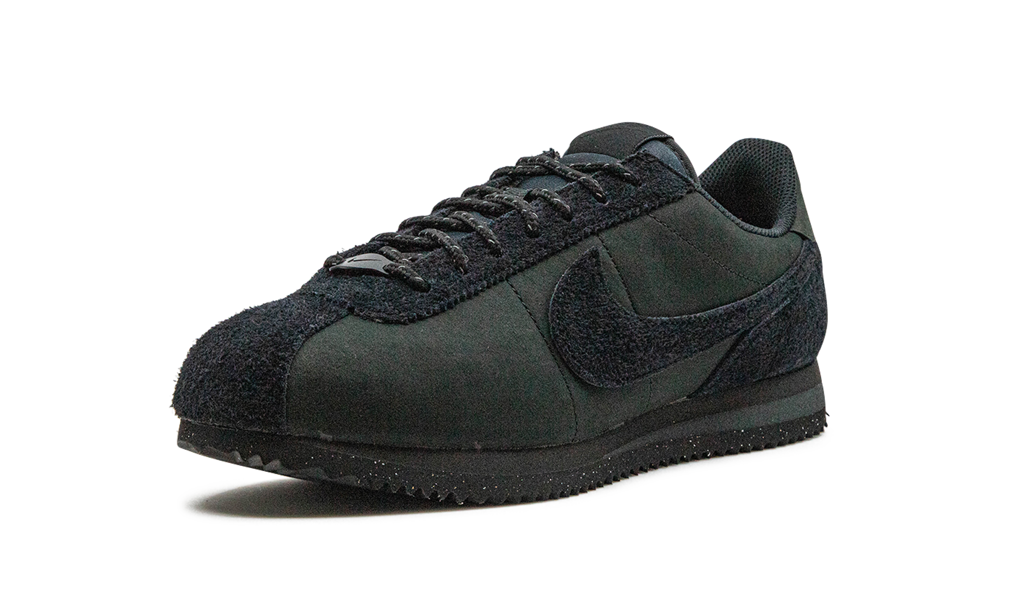 nike cortez all black nylon