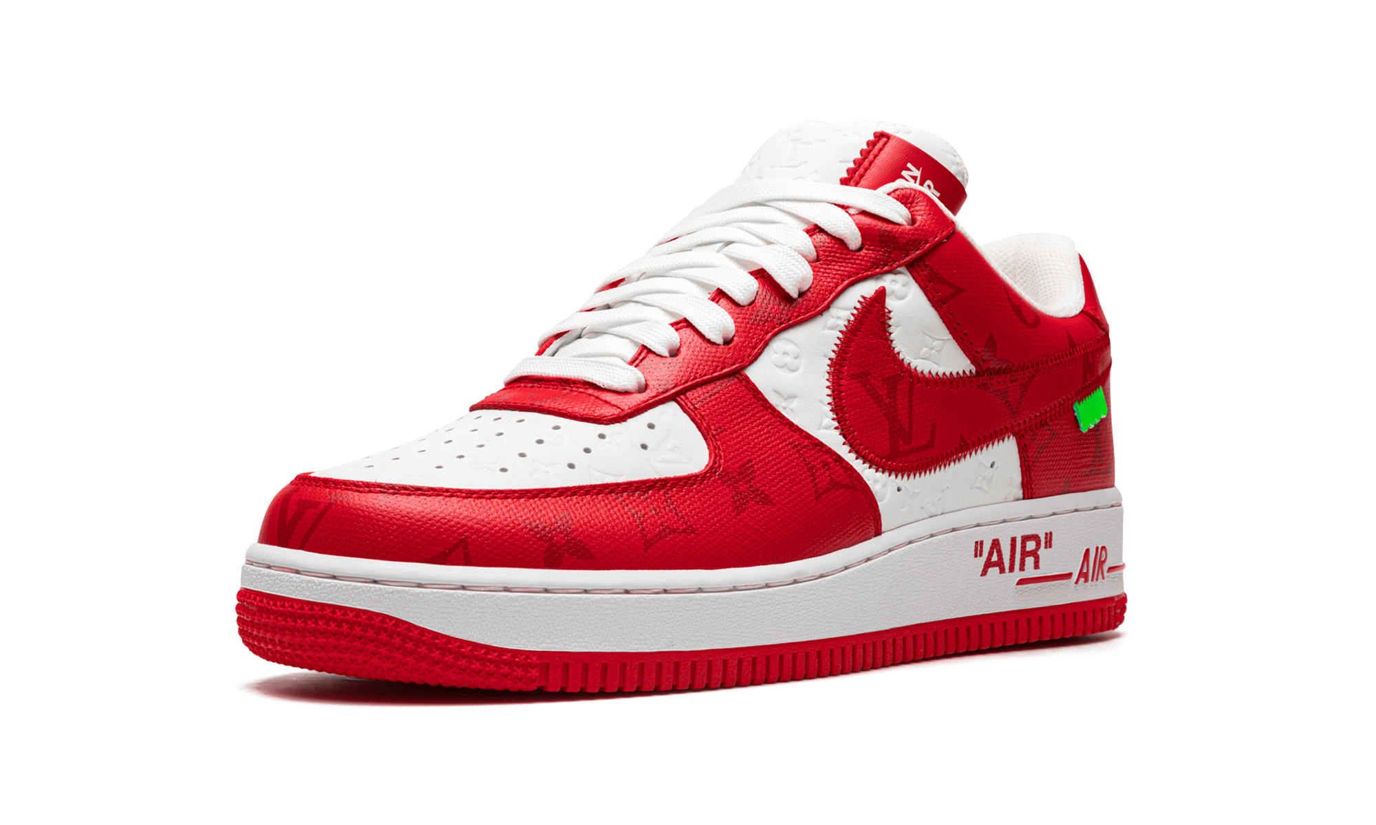 red and white air force 1 men