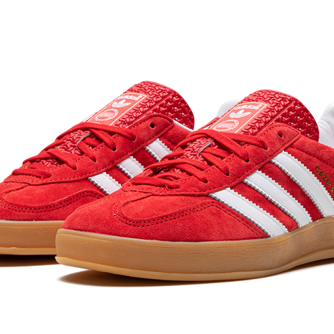 adidas Gazelle Indoor - Scarlet / Cloud White 12 adidas Gazelle Indoor - Scarlet / Cloud White 12