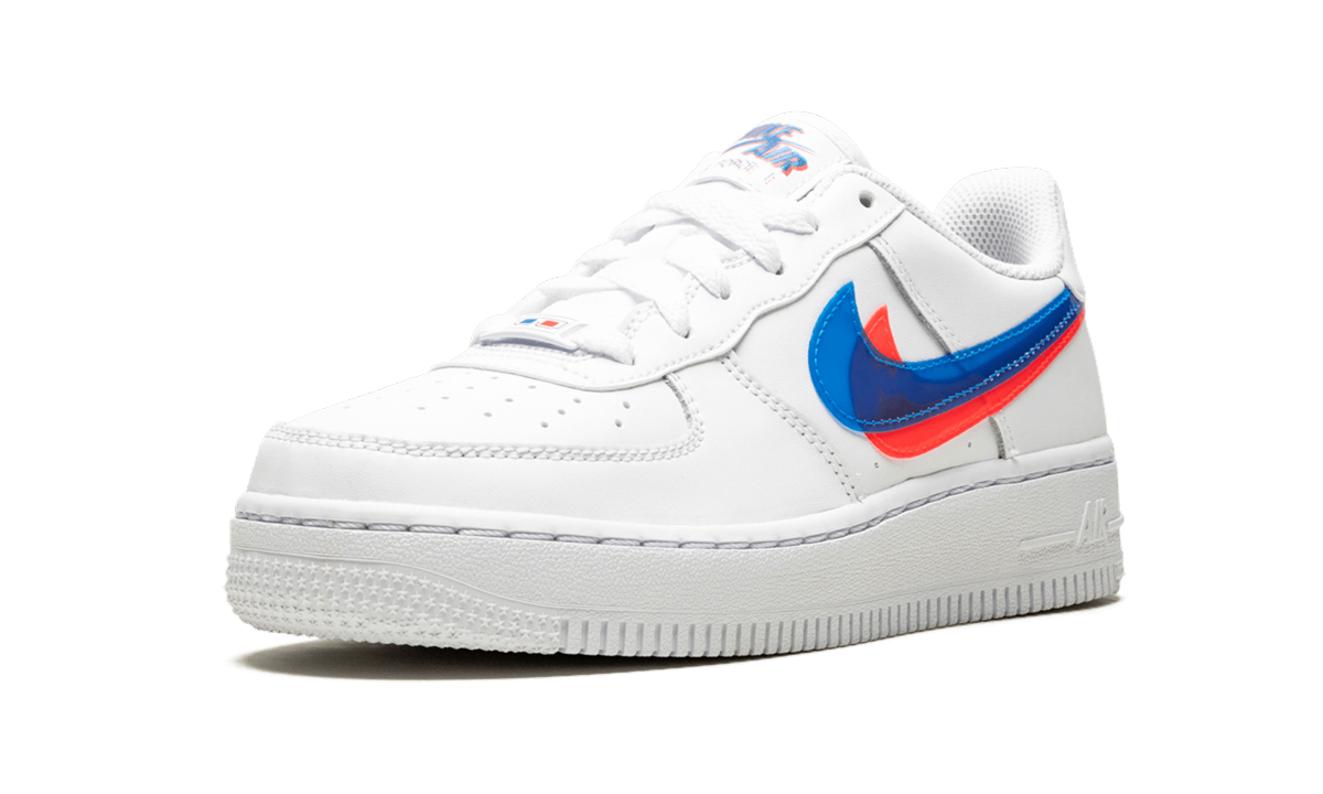nike air force 1 white 3d glasses double swoosh