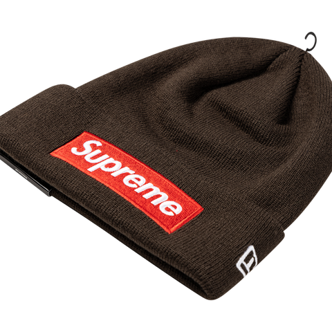 Supreme New Era Box Logo Beanie (FW22) | Urban Outfitters