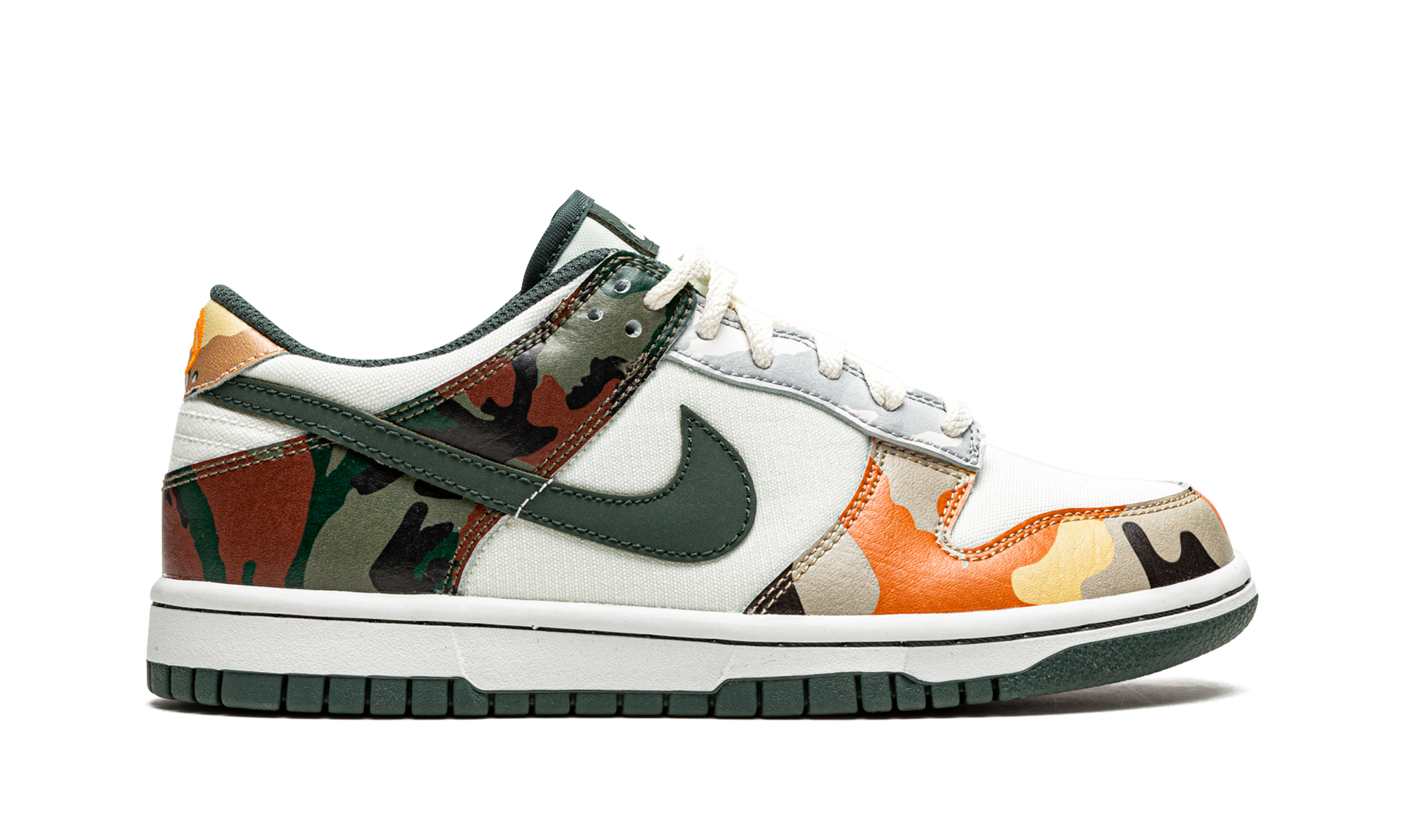 multi camo dunks gs